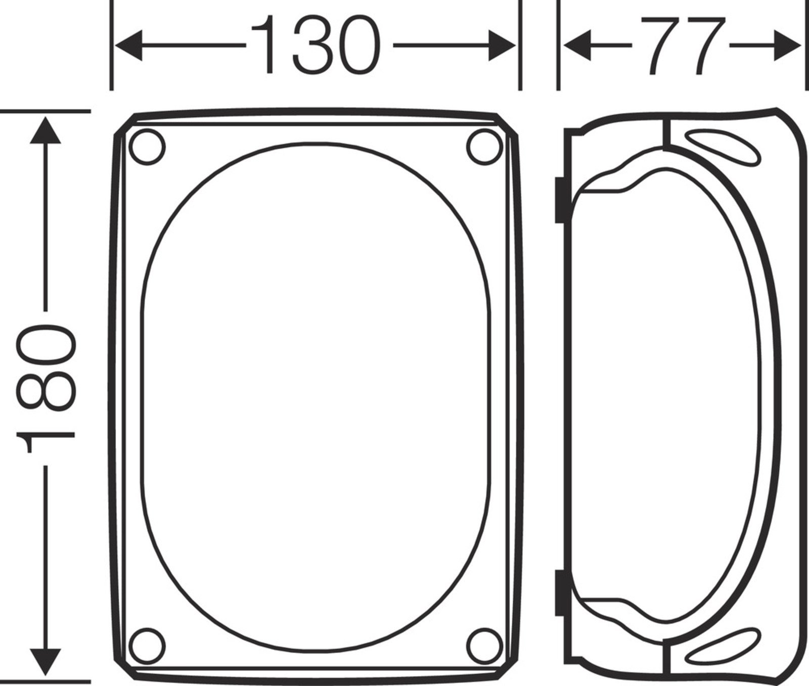 Hensel DK 1010 GZ Klemensli Kablo Bağlantı Buatı IP66 130x180x77 mm DK 1010 GZ