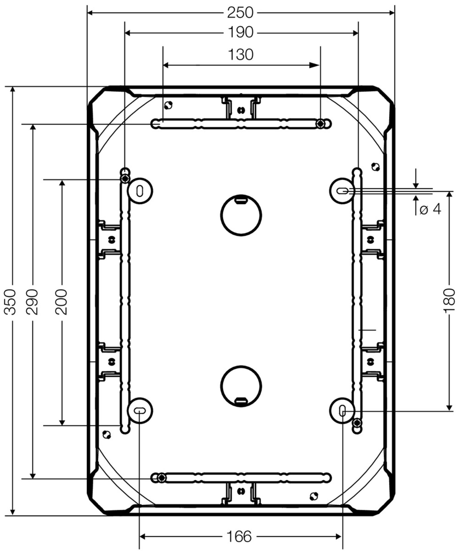 Hensel DK 5000 G Klemenssiz Kablo Bağlantı Buatı 225x450x122 mm IP66 1000 V DK 5000 G