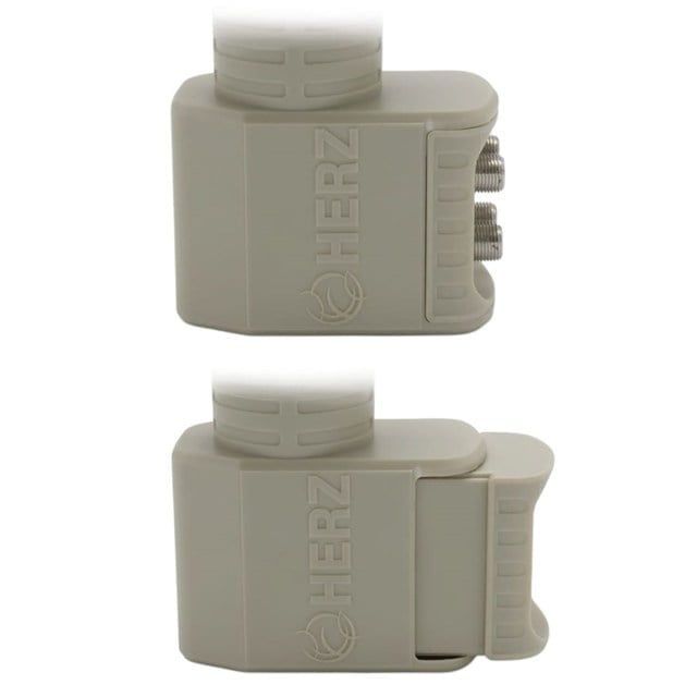 Herz HR-904 Digital Ku-Band Quad 4'lü LNB Universal - Altın Uçlu 0.1dB Sharp Chip