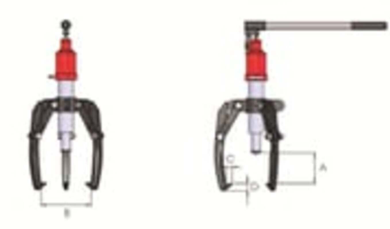Hi-Force SCP-303 26 Ton 2 ve 3 Kollu Hidrolik Çektirme SCP303