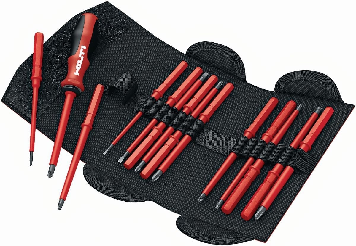 Hilti S-SD-S Yalıtımlı VDE Tornavida Seti 15 Parça
