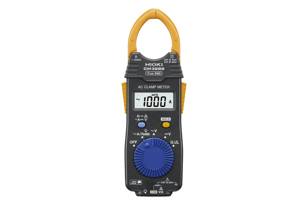 Hioki CM3289 True RMS AC Pensampermetre | 1000A | İnce Çene | Auto Range | Data Hold | Japon Teknolojisi