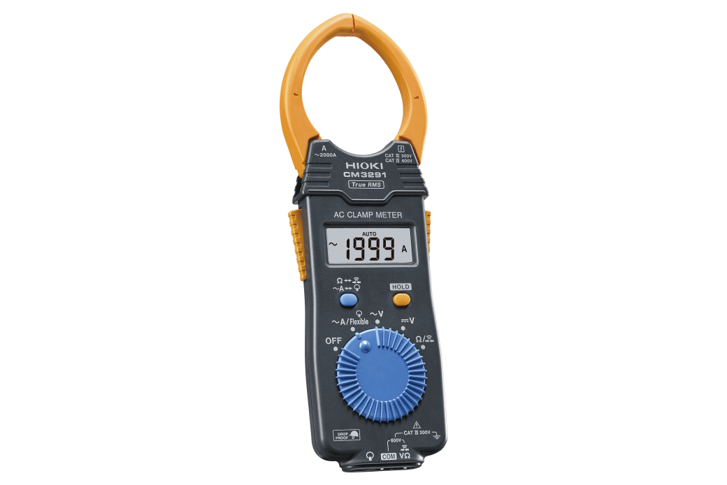 Hioki CM3291 True RMS AC Pensampermetre | 2000A | 46mm Çene | Auto Range | Japon Teknolojisi