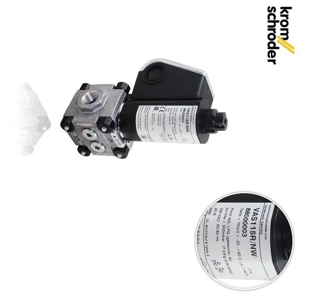 Honeywell Kromschröder VAS 115R/NW Manyetik Ventil DN15 (1/2