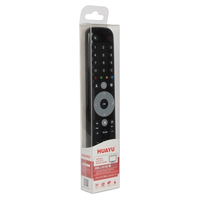 Huayu-L1910E TCL Netflix-Prime Video-Youtube-TCL Channel-TCL Home-Web Tuşlu Ses Komutsuz LCD TV Kumanda
