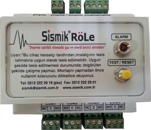 İSMİK RÖLE | Kontrol Paneli | 1 IN / 4 OUT 01.003.001.004.02.1