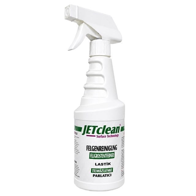 JETclean 500ml Jant Temizleme, Demir Tozu Sökücü ve Lastik Parlatıcı Sprey