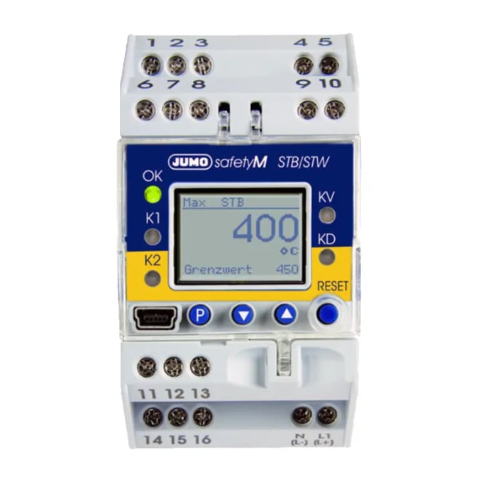 JUMO Güvenlik Sıcaklık Limitörü / Monitörü-701150/8-01-0253-1003-23/005,058