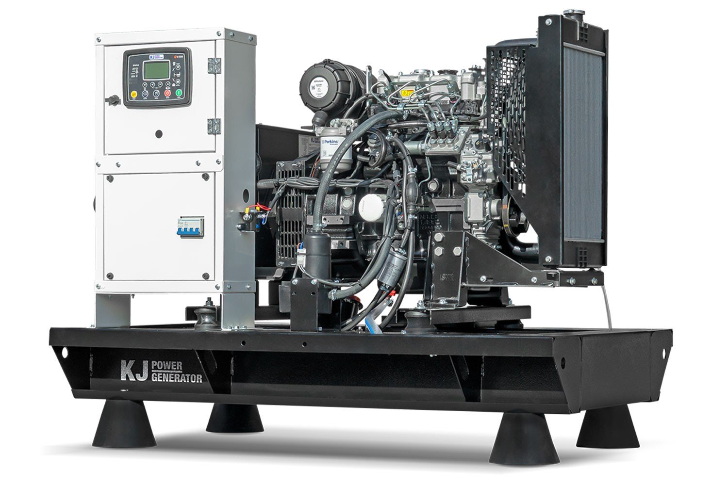 KJP14.1 14 kVA Perkins Dizel Jeneratör ATS Panolu Sessiz Kabin Trifaze 400V