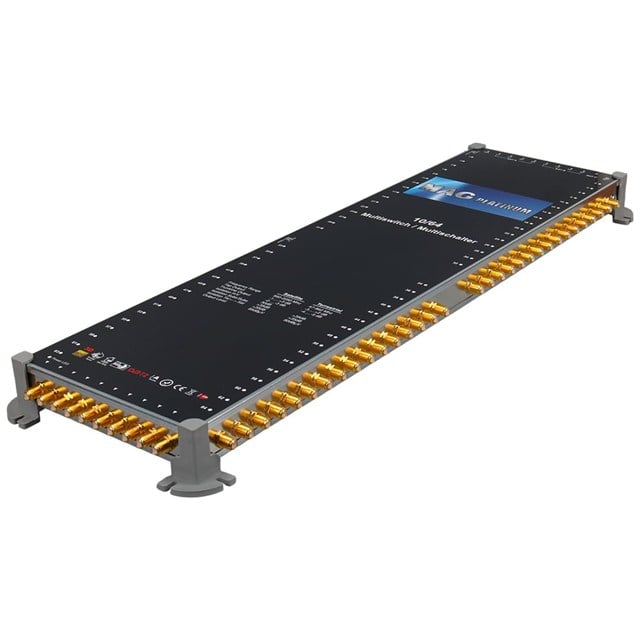 MAG Platinum MP 10/64 Multiswitch - 10 Giriş 64 Çıkışlı Merkezi Uydu Santrali Hybrid 4K ve 3D Destekli