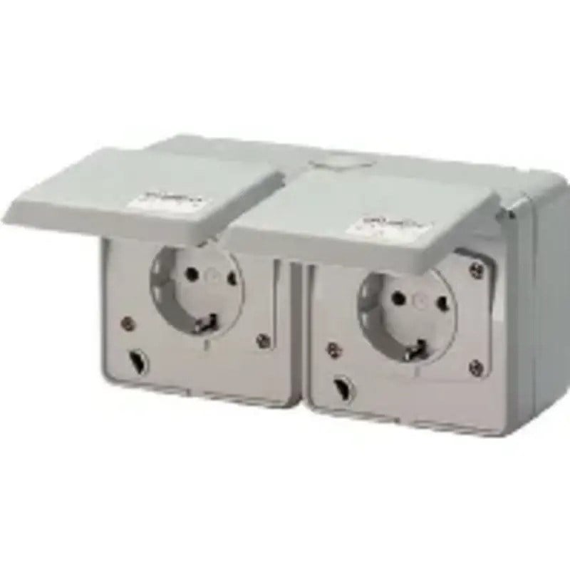 MENNEKES 4235 Cepex Duvar Tipi Çiftli Priz 16 A 230 V IP44 2P+PE Mennekes 4235
