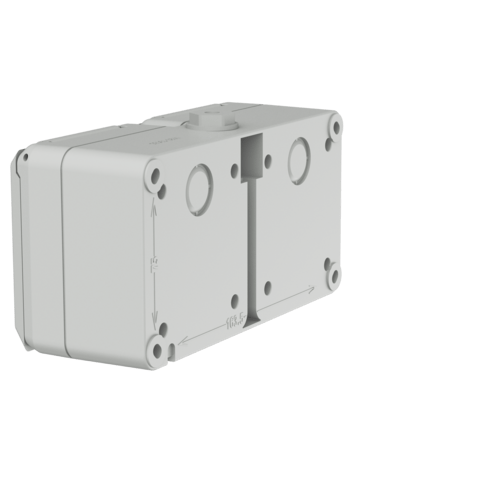 MENNEKES 4235 Cepex Duvar Tipi Çiftli Priz 16 A 230 V IP44 2P+PE Mennekes 4235
