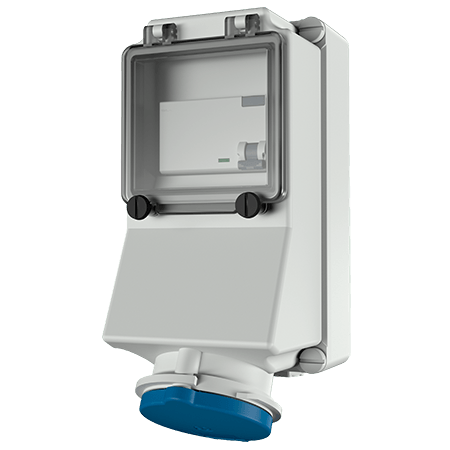 Mennekes 7469 Industrial Interlock 5P, Earthing Position 6h, 32A 230V