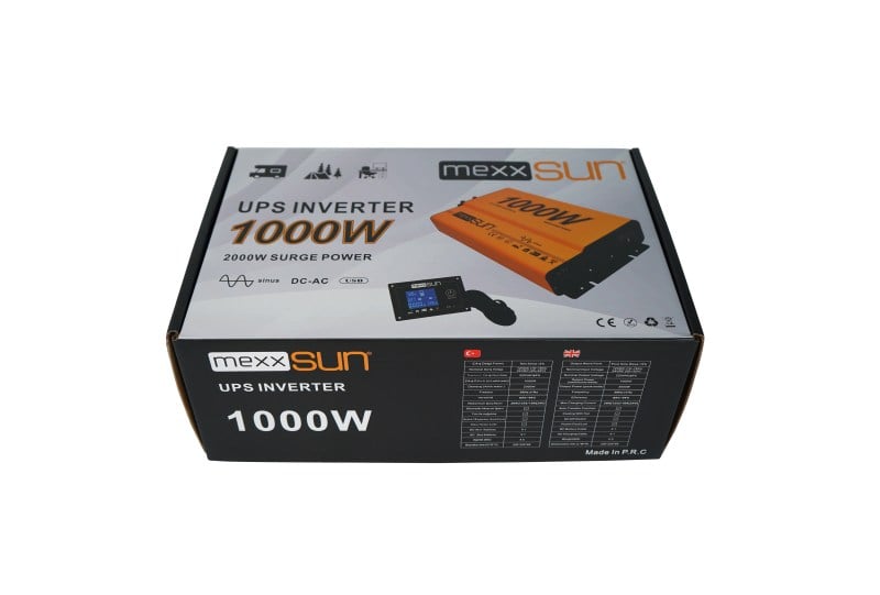 MEXXSUN am Sinüs UPS (Remote Ekran) 12V 1000W