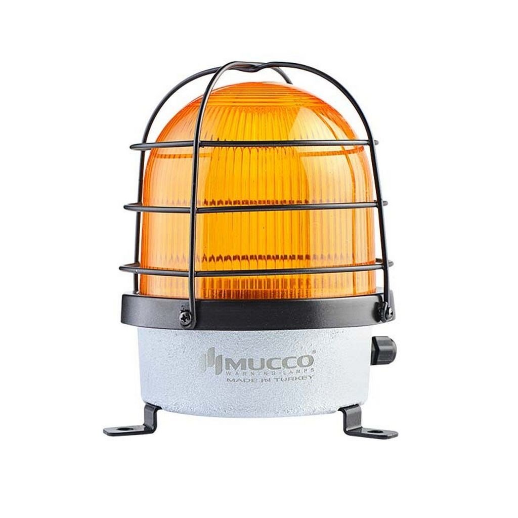 Mucco SNT-D12522-1 D Serisi Endüstriyel İkaz Lambası 85-260V AC/DC Turuncu SNT-D12522-1 D