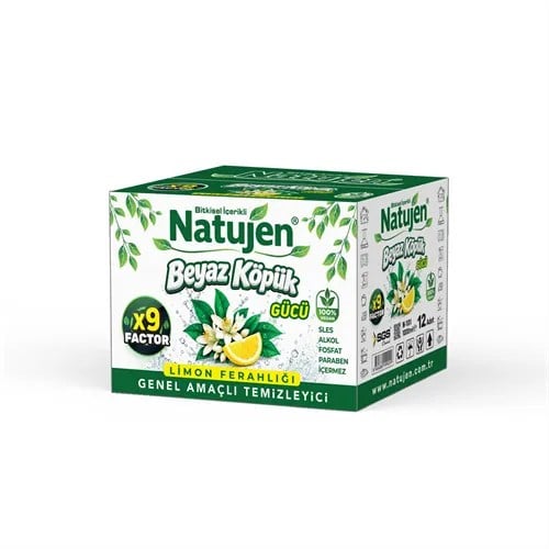 NATUJEN GENEL AMAÇLI TEMİZLEYİCİ (BEYAZ KÖPÜK GÜCÜ) 1000 ML