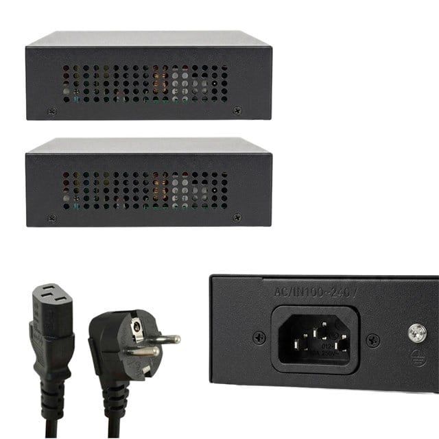 Novacom NVC-PSE0820 100/1000 Mbps 8 Port PoE + 2 Port Uplink Switch