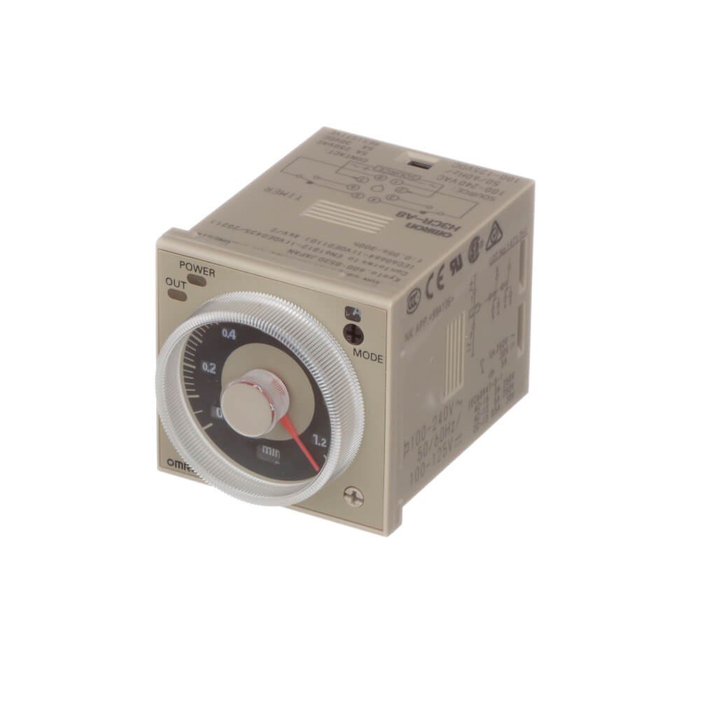 OMRON H3CR-A8 AC24-48/DC12-48 - 24-48 VAC 12-48 VDC Multifonksiyonlu Zaman Rölesi H3CR-A8 AC24-48/DC12-48
