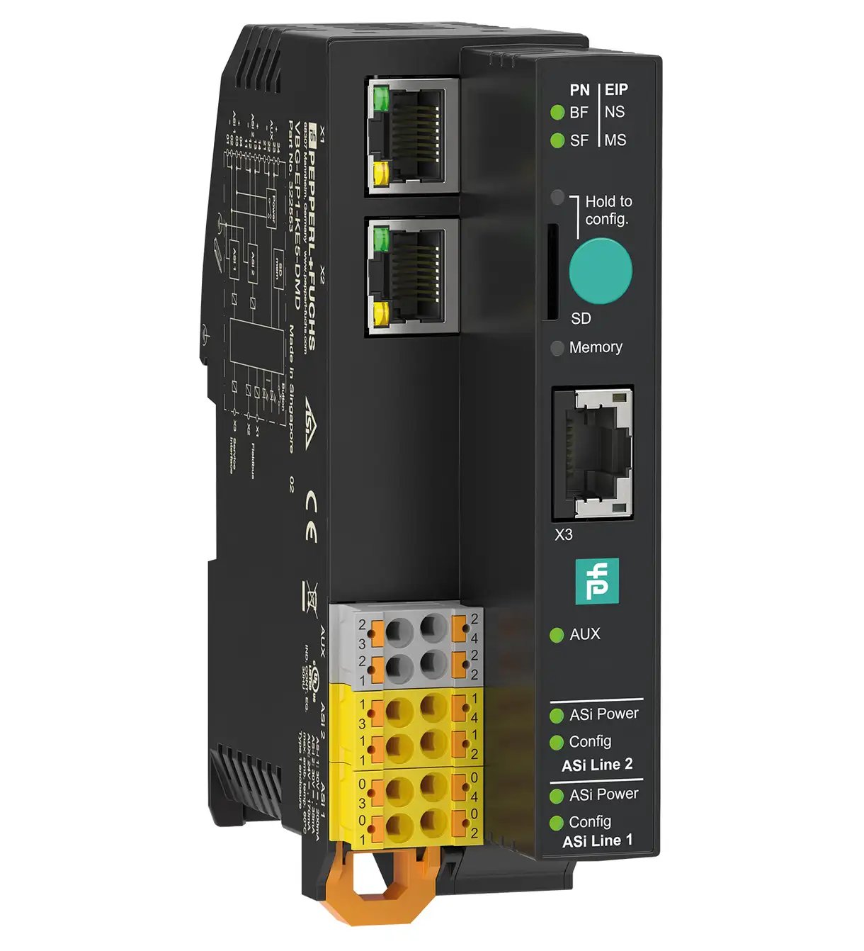 Pepperl+Fuchs VBG-EP1-KE5-D | AS-Interface PROFINET / EtherNet/IP Gateway