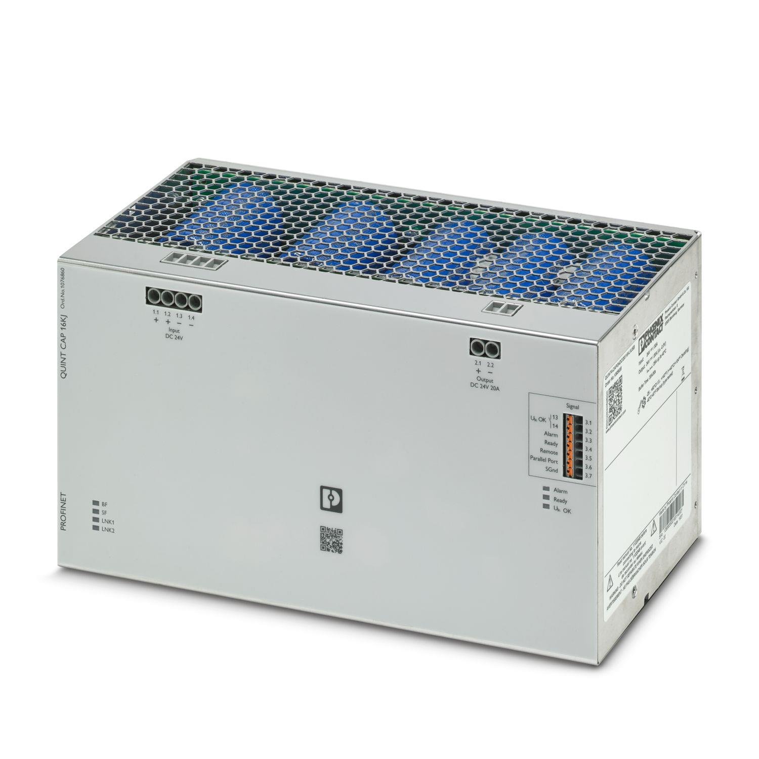 Phoenix Contact- 1076860 QUINT4-CAP/24DC/20/16KJ/PN - Kapasite modülü