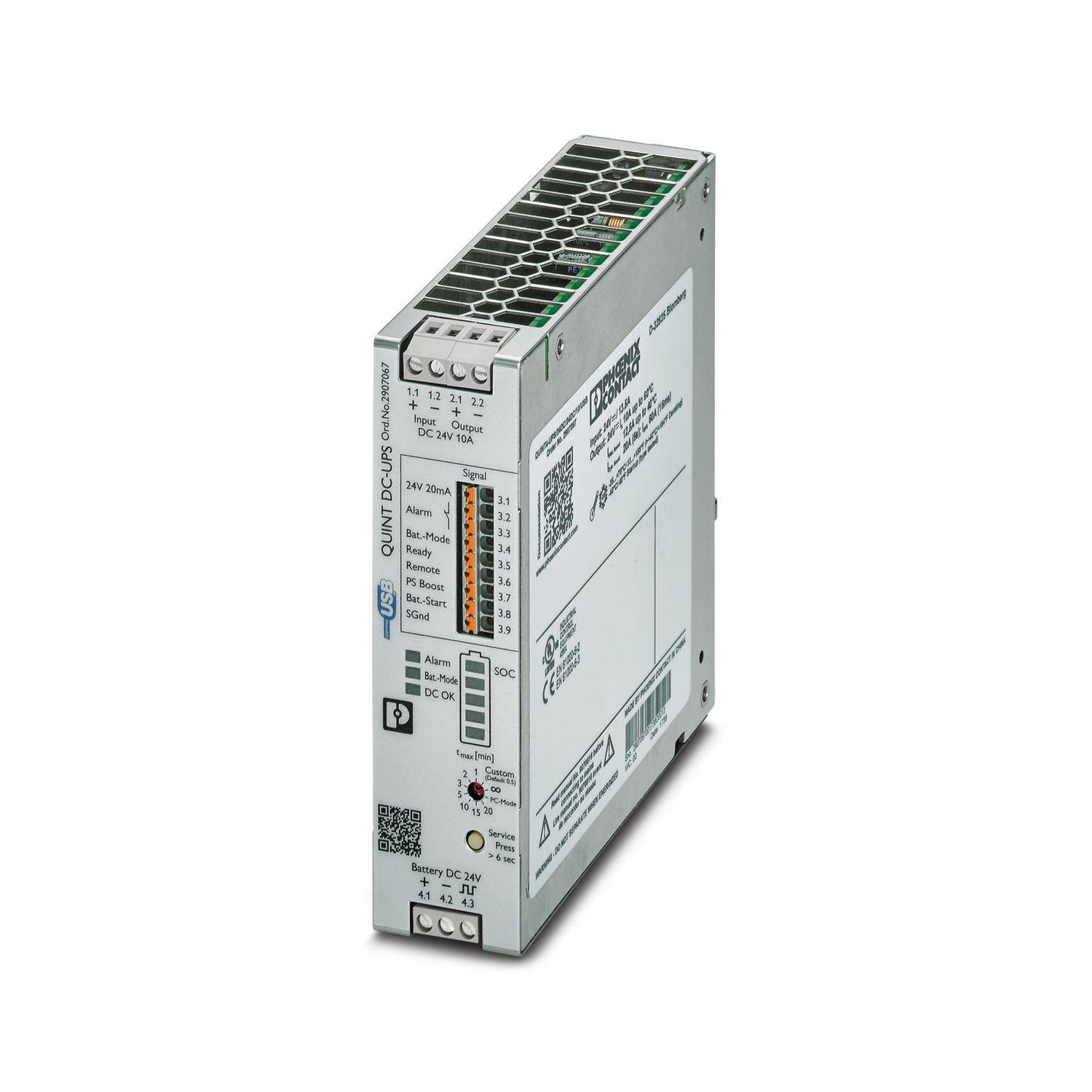 Phoenix Contact- 2907067 QUINT4-UPS/24DC/24DC/10/USB - Kesintisiz güç kaynağı