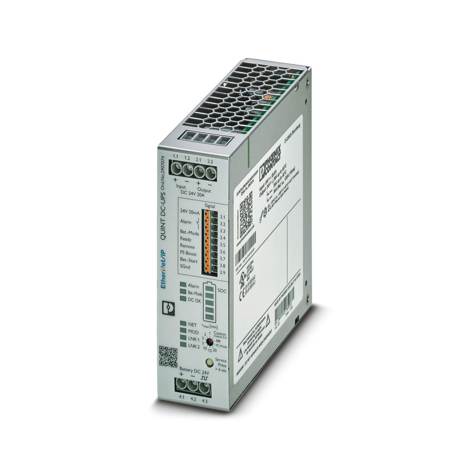 Phoenix Contact- 2907074 QUINT4-UPS/24DC/24DC/20/EIP - Kesintisiz güç kaynağı