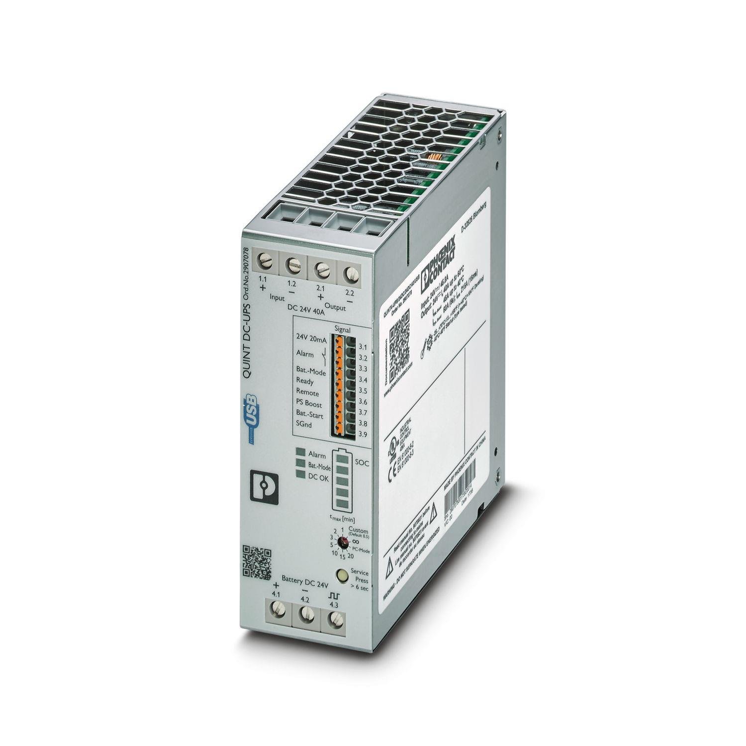 Phoenix Contact –2907078 QUINT4-UPS/24DC/24DC/40/USB - Kesintisiz güç kaynağı