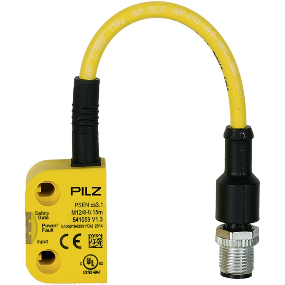 Pilz 541059 PSEN cs3.1 M12/8-0.15m 1switch Kodlu Emniyet Şalteri IP67 541059