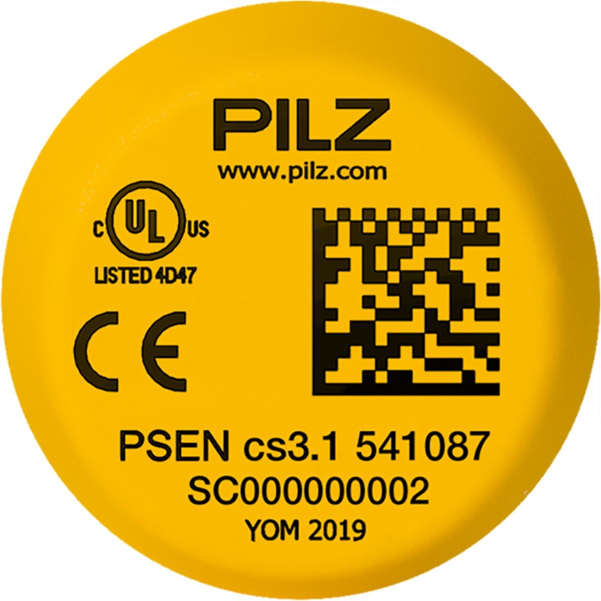 Pilz 541087 PSEN cs3.1 Low Profile Glue RFID Emniyet Şalteri Aktüatörü IP67 541087