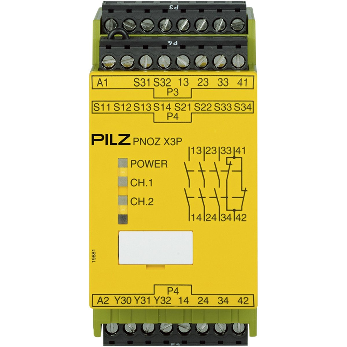 Pilz 777310 PNOZ X3P 24VDC 24VAC 3n/o 1n/c 1so 777310