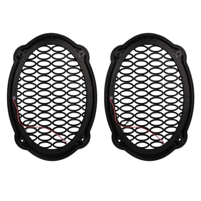 Poke PK-5052 Oval Hoparlör Kapağı Turuncu LED Sabit (2'li Paket)
