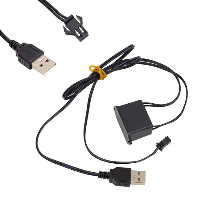 Powermaster 5 Metre 5 Volt USB Adaptörlü Neon Buz Mavi İp Aydınlatma PM-6080