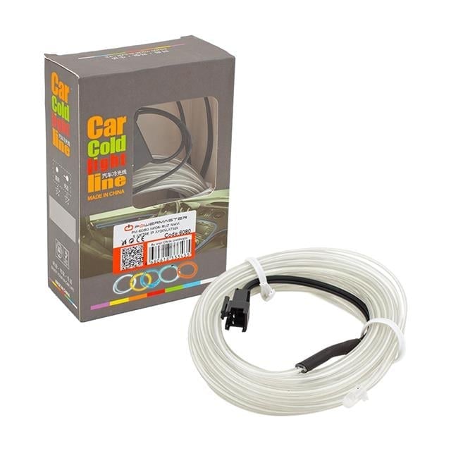 Powermaster 5 Metre 5 Volt USB Adaptörlü Neon Buz Mavi İp Aydınlatma PM-6080