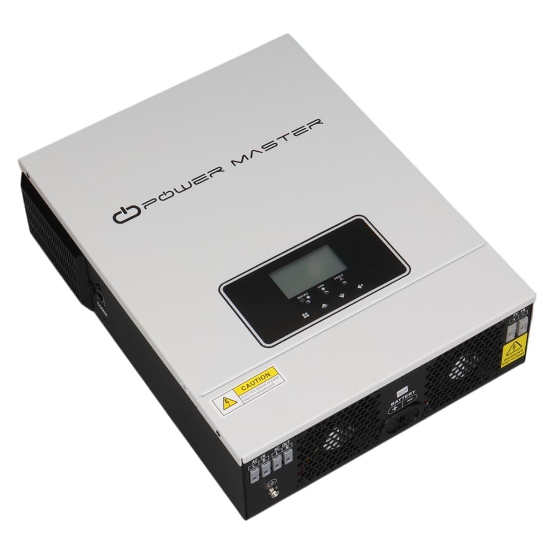 PowerMaster CP-EF30 24V 125A 3000W Off-Grid Hibrit Saf Sinüs Güç İnverteri (MPPT Solar + AC Şarj)