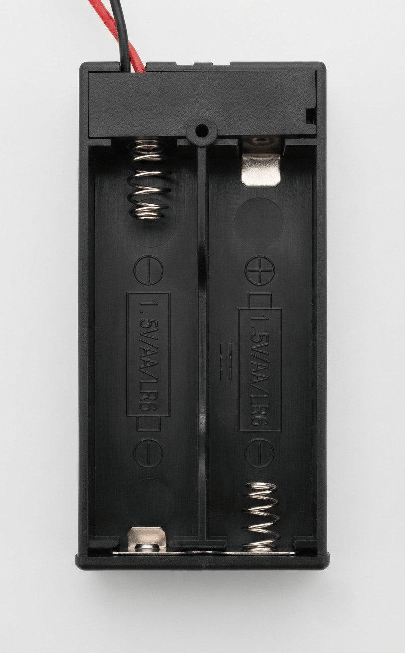 Powermaster IC-233C Kapaklı Switch'li 2'li AA Pil Yuvası 23560