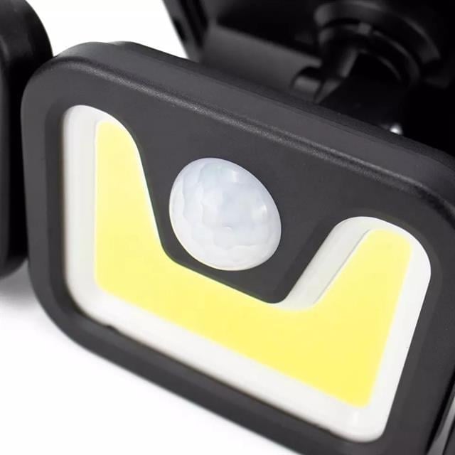 Powermaster MX-W771B Sensörlü 3 Modlu 90 Cob Ledli Solar Aydınlatmalı Duvar Lambası