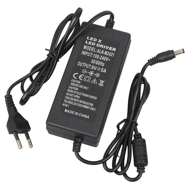 Powermaster PM-13033 9 Volt - 5 Amper 5.5*2.5 Mm Uçlu Yazar Kasa / Pos Makinesi Masaüstü Adaptör