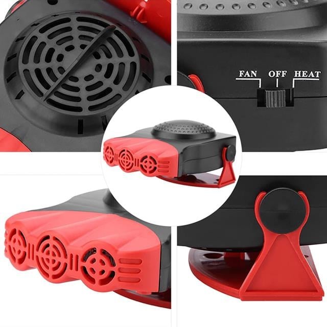 Powermaster PM-14854 Araç İçi Çakmaklık Girişli Isıtıcı - Cam Buğu Çözücü - Oto Fan Isıtıcı