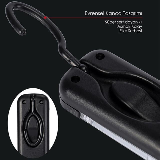 Powermaster PM-14905 220 Volt 7 Metre Kablolu 100 Ledli Seyyar Çalışma Lambası