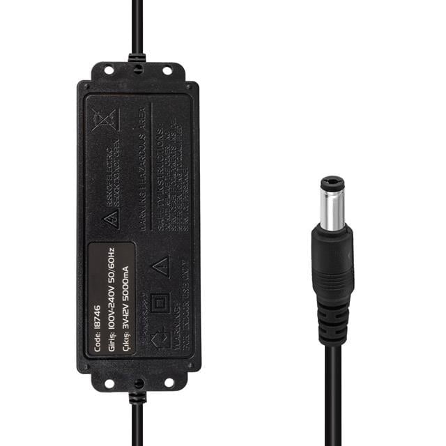 Powermaster PM-18746 3 Volt - 12 Volt - 5 Amper Çok Uçlu Ayarlı Kademeli Adaptör