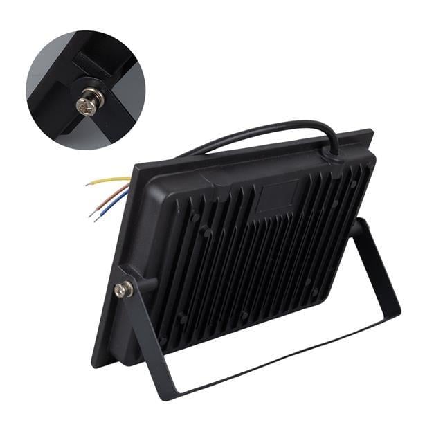 Powermaster PM-22572 100 Watt - 220 Volt 6500K IP66 150* Işık Açısı Siyah Slim Kasa Beyaz Led Projektör