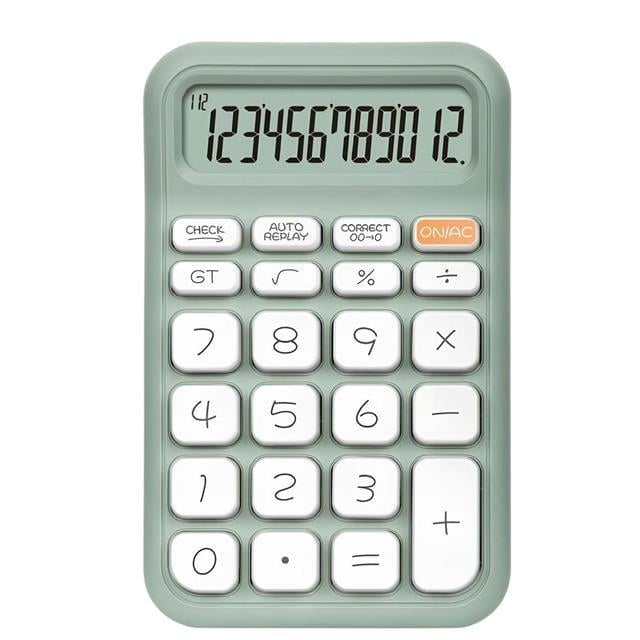 Powermaster PM-25410 Yeşil 12 Haneli Hesap Makinesi