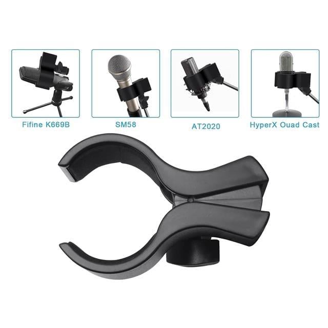 PowerMaster PM-26937 Mikrofon Standı Klipsi Plastik Yaylı 3-6CM