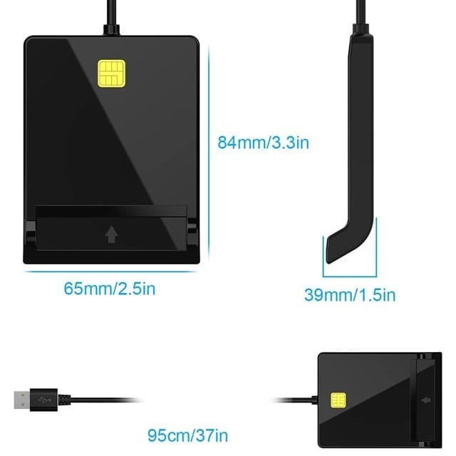 Powermaster PM-29960 USB Akıllı Kart Okuyucu CAC Reader
