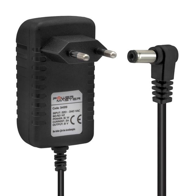 Powermaster PM-3499 8 Volt - 2 Amper 5.5*2.5 Mm Uçlu Pos Makinesi Adaptörü