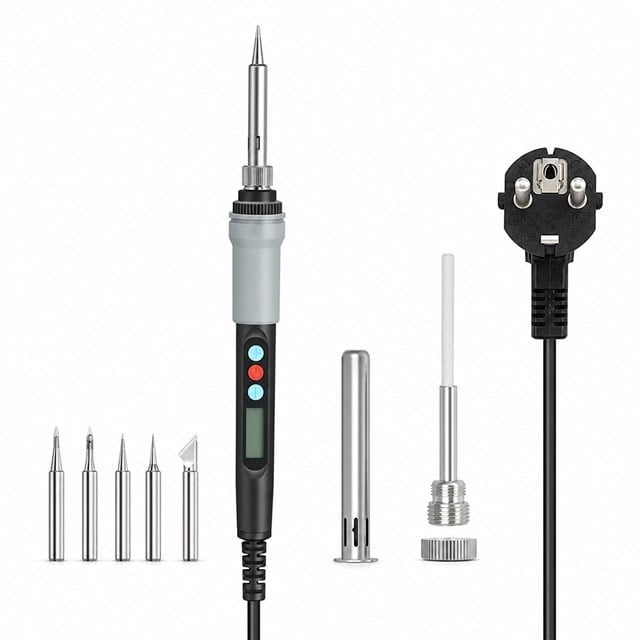 Powermaster PM-37867 90W Dijital Ayarlanabilir Isılı Lehim Makinesi Kalem Havya