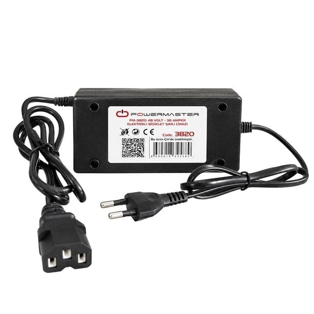 Powermaster PM-3820 48 Volt - 38 Amper Elektrikli Bisiklet Şarj Cihazı