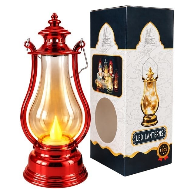Powermaster PM-38887 Nostaljik LED Mini Gaz Lambası Tasarımlı Pilli Dekoratif Aydınlatma