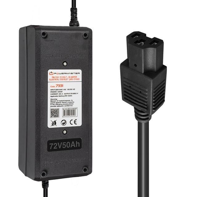Powermaster PM-7331 72 Volt - 50 Amper Elektrikli Bisiklet Şarj Cihazı