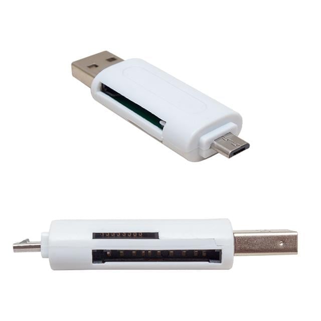 Powermaster USB To Micro USB + Kart Okuyucu Otg Çevirici